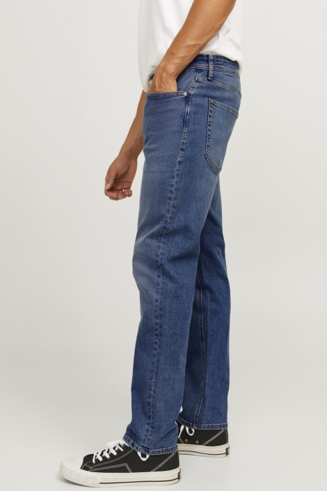 JJ Rebel blauwe heren jeans | Model zijaanzicht