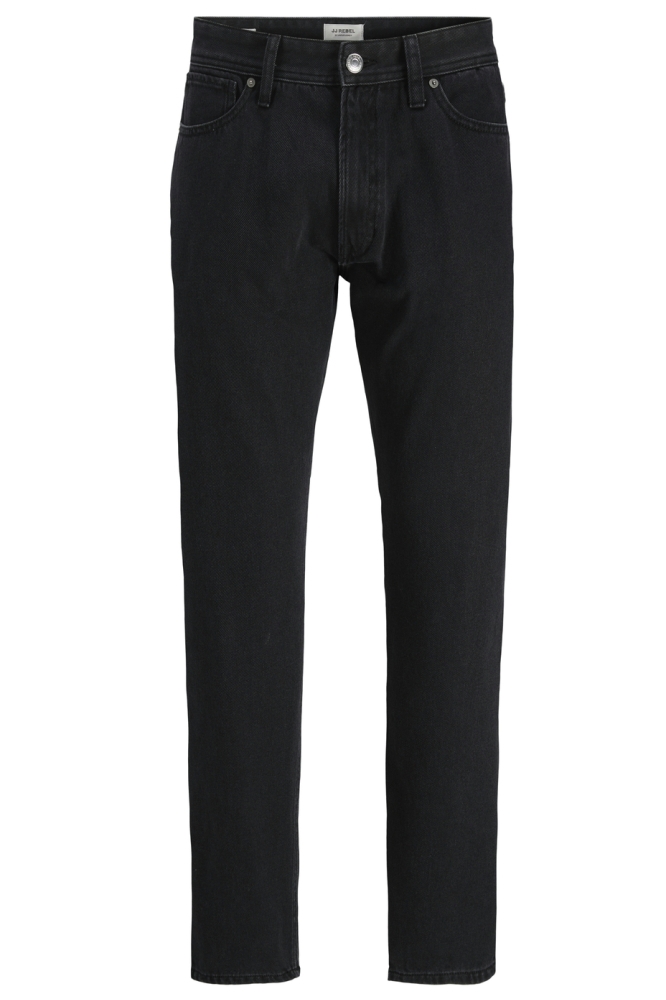 JJ Rebel zwarte heren jeans | Vooraanzicht
