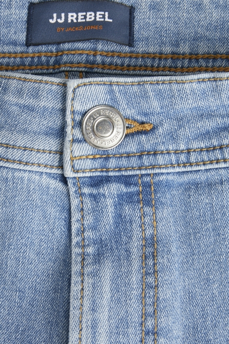 JJ Rebel blauwe heren jeans | Close up