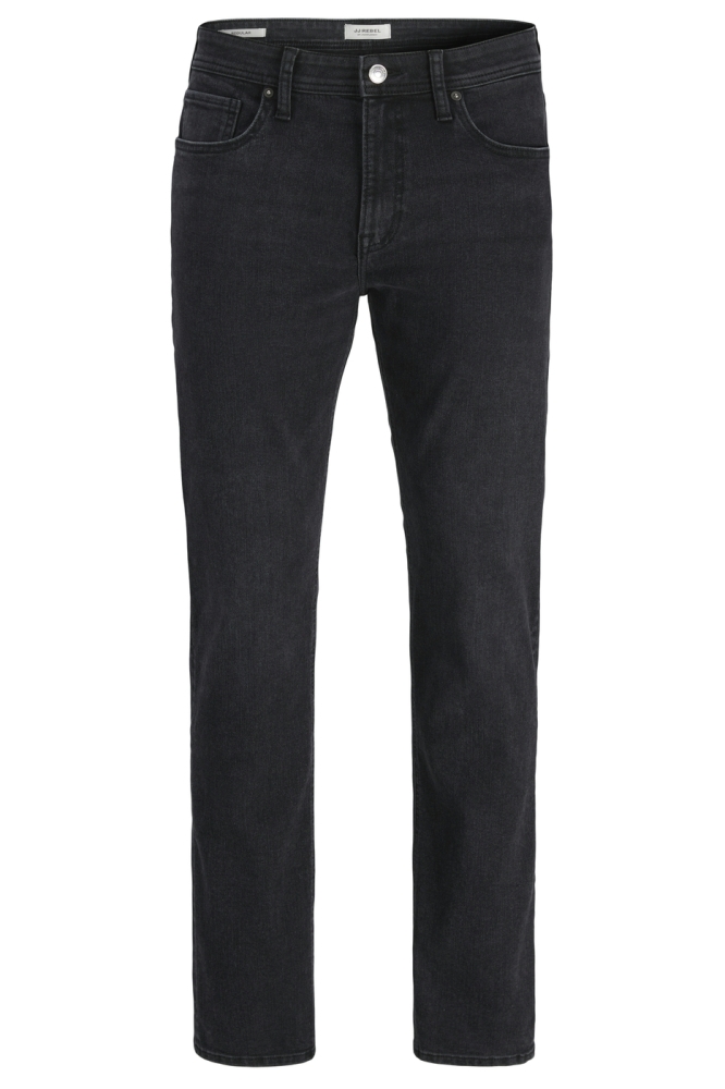 JJ Rebel zwarte heren jeans | Vooraanzicht