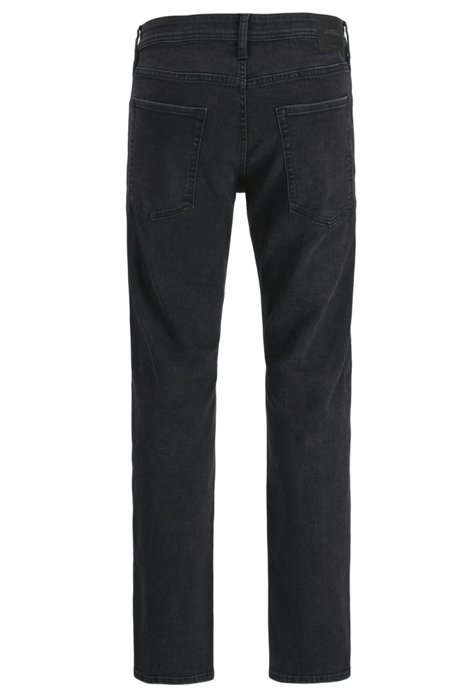 JJ Rebel zwarte heren jeans | Achteraanzicht
