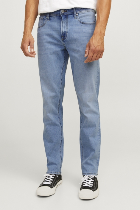 JJ Rebel blauwe heren jeans | Model vooraanzicht