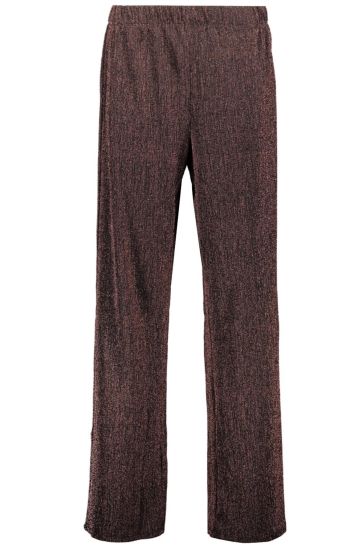 Pieces Broek PCMAEVE HW WIDE PANTS JRS 17160653 Hot Fudge/Browm lure