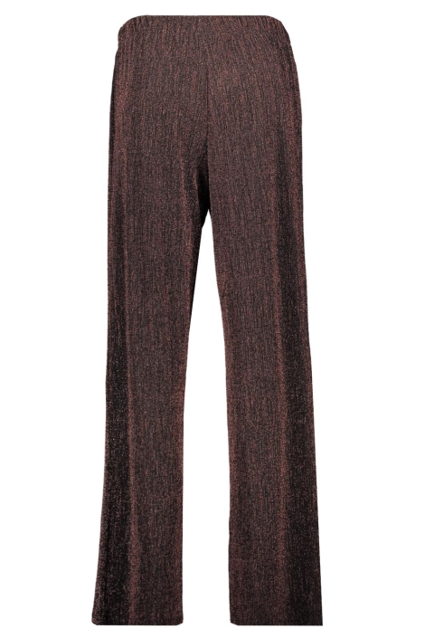 Pieces bruine dames broek | Achteraanzicht