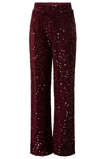 Pieces PCKAM HW WIDE PANT JRS NOOS BC 17132964 TAWNY PORT/TAWNEYPOR