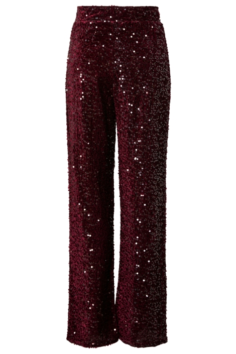 Pieces bordeaux dames broek | Achteraanzicht