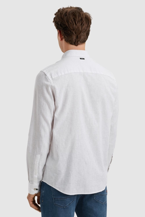 Vanguard witte heren overhemd | Model achteraanzicht