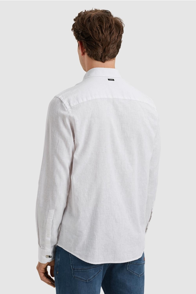 Vanguard witte heren overhemd | Model achteraanzicht