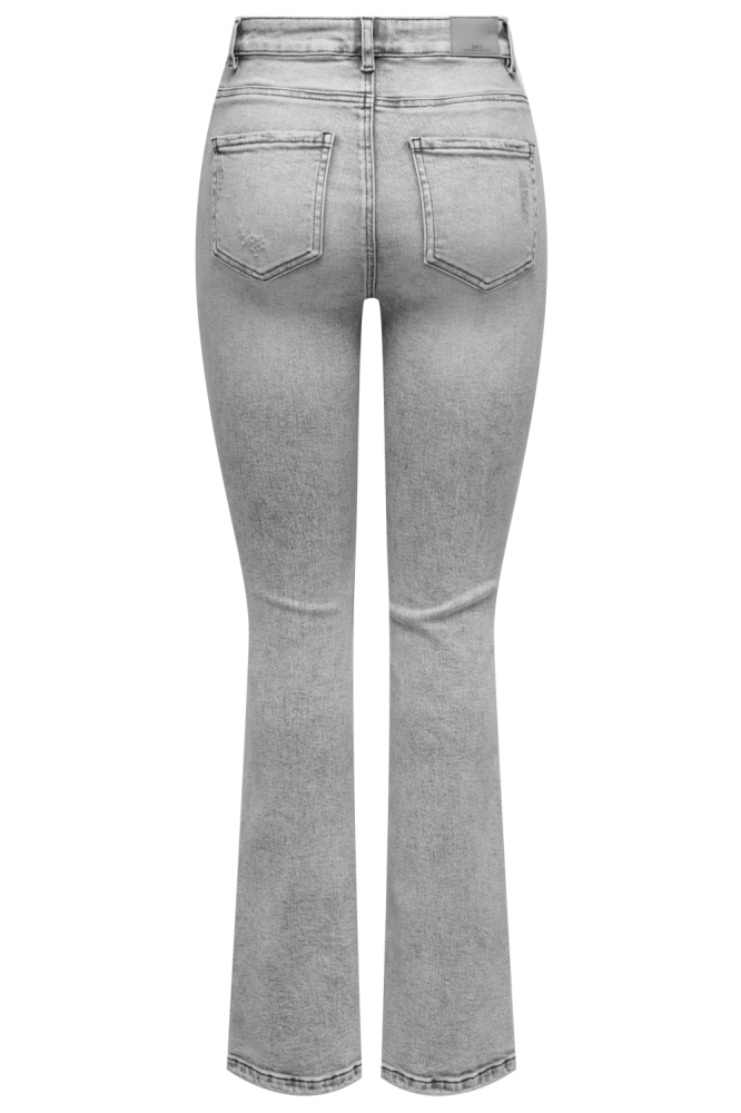 Only grijze dames jeans | Achteraanzicht