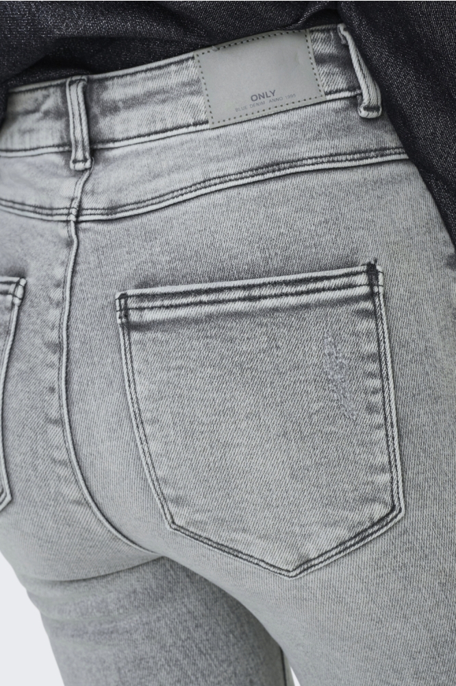 Only grijze dames jeans | Kleurstaal