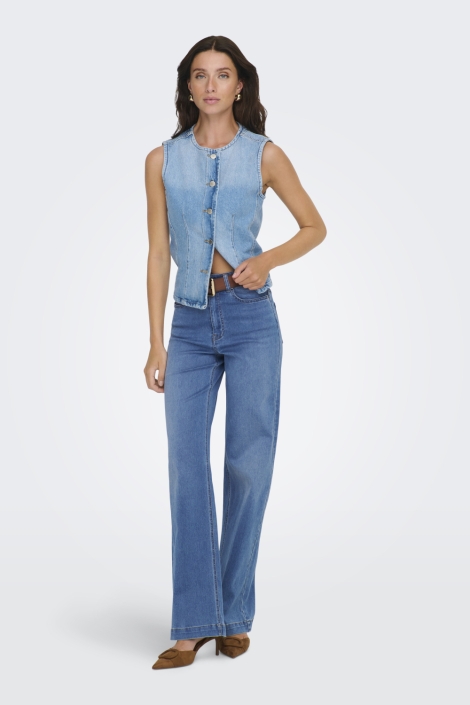 Only blauwe dames jeans | Model