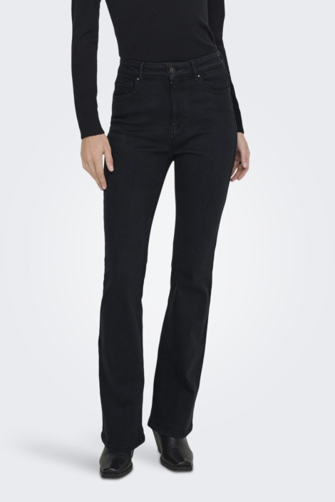 Only blauwe dames jeans | Model vooraanzicht