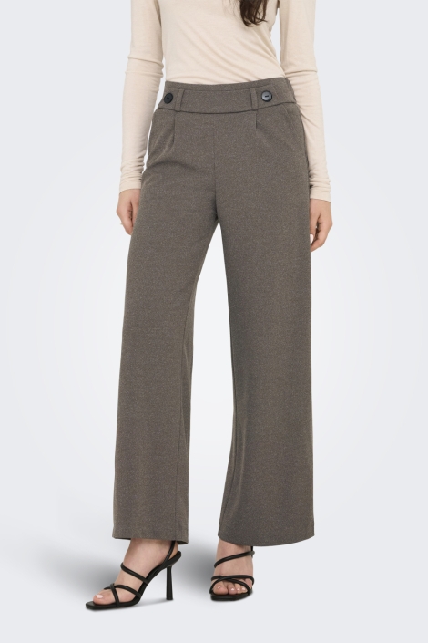 Jacqueline de Yong camel dames broek | Model vooraanzicht