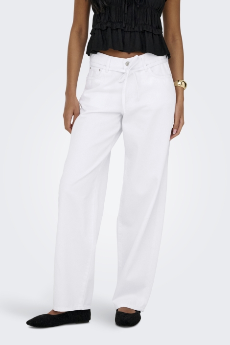 Only witte dames jeans | Model vooraanzicht