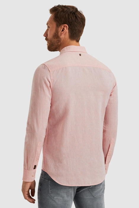 PME legend roze heren overhemd | Model achteraanzicht