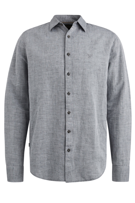 PME legend blauwe heren overhemd | Vooraanzicht