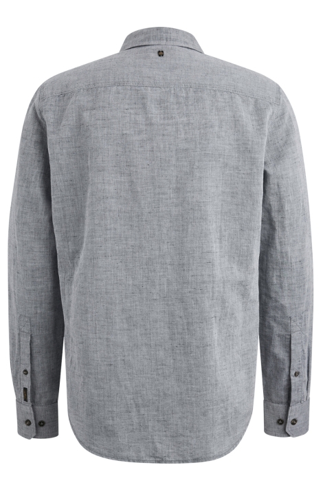 PME legend blauwe heren overhemd | Achteraanzicht