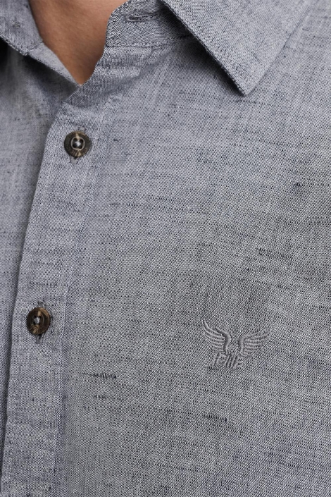 PME legend blauwe heren overhemd | Kleurstaal