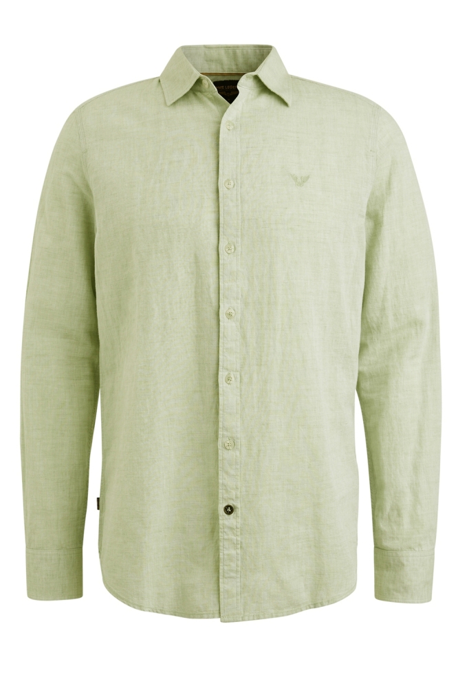 PME legend groene heren overhemd | Vooraanzicht