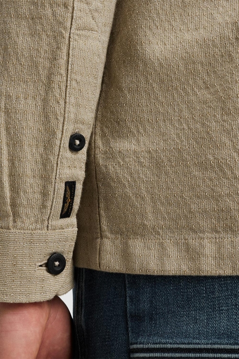 PME legend beige heren overhemd | Unique Selling Point