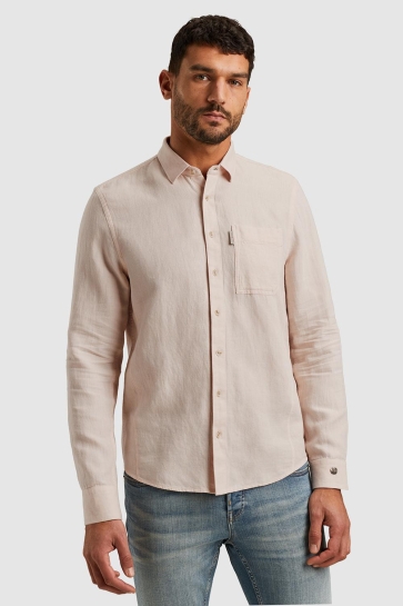 Cast Iron long sleeve shirt co li yd twill Roze