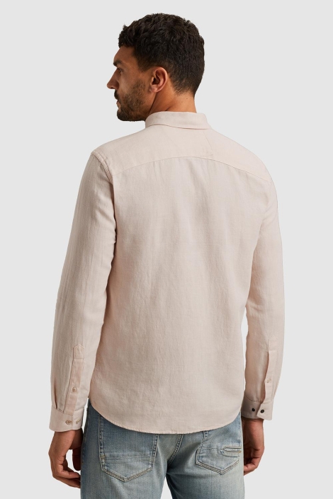 Cast Iron roze heren overhemd | Model achteraanzicht