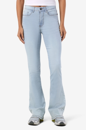 Noisy may Jeans NMSALLIE HW SKINNY FLAR VI515LB FWD 27032377 Light Blue Denim