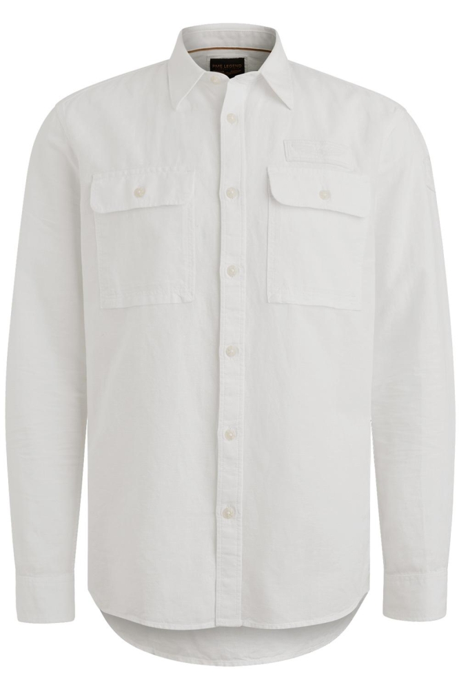 PME legend witte heren overhemd | Vooraanzicht