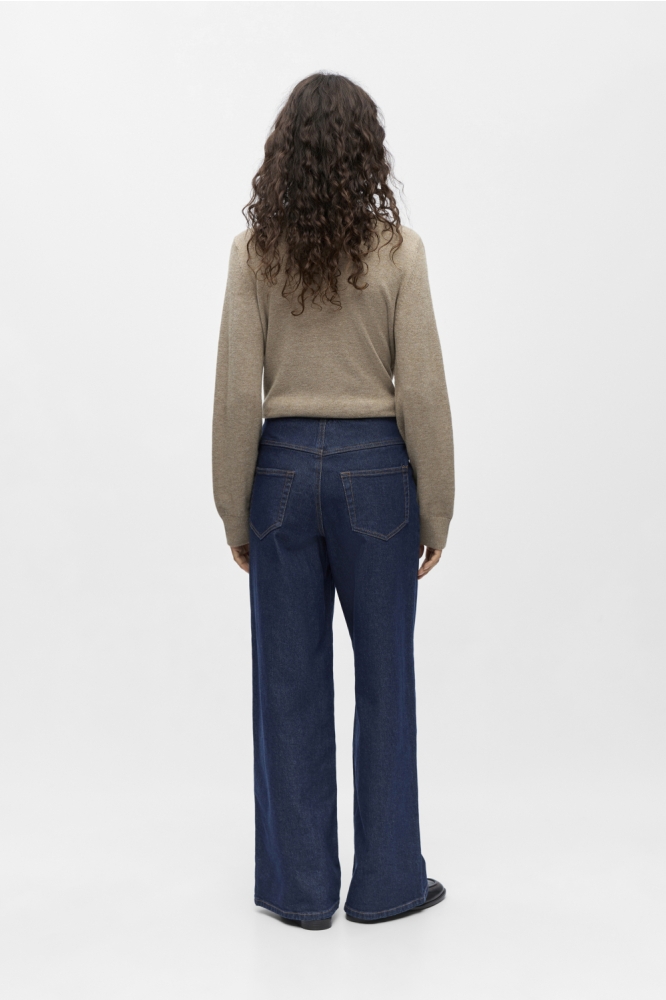 Object blauwe dames jeans | Model achteraanzicht