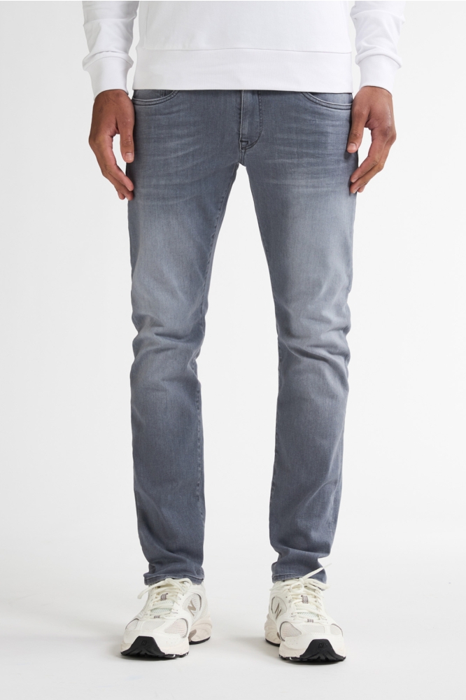 Petrol Industries grijze heren jeans | Model vooraanzicht