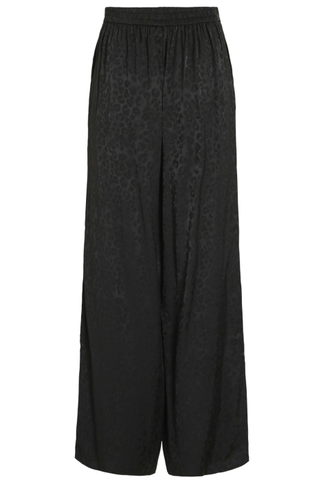 Vila zwarte dames broek | Achteraanzicht
