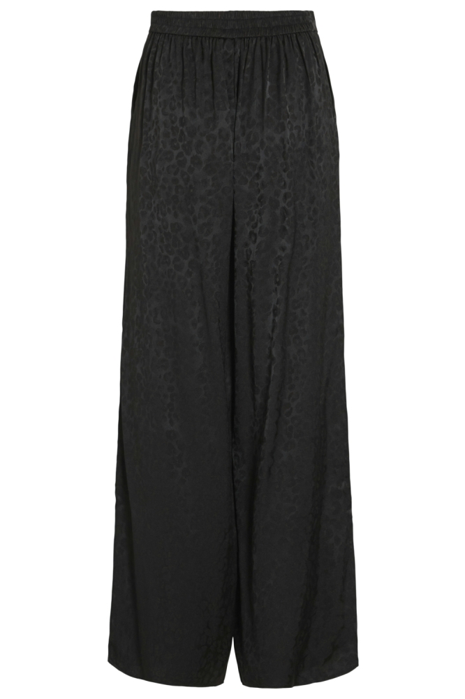 Vila zwarte dames broek | Achteraanzicht