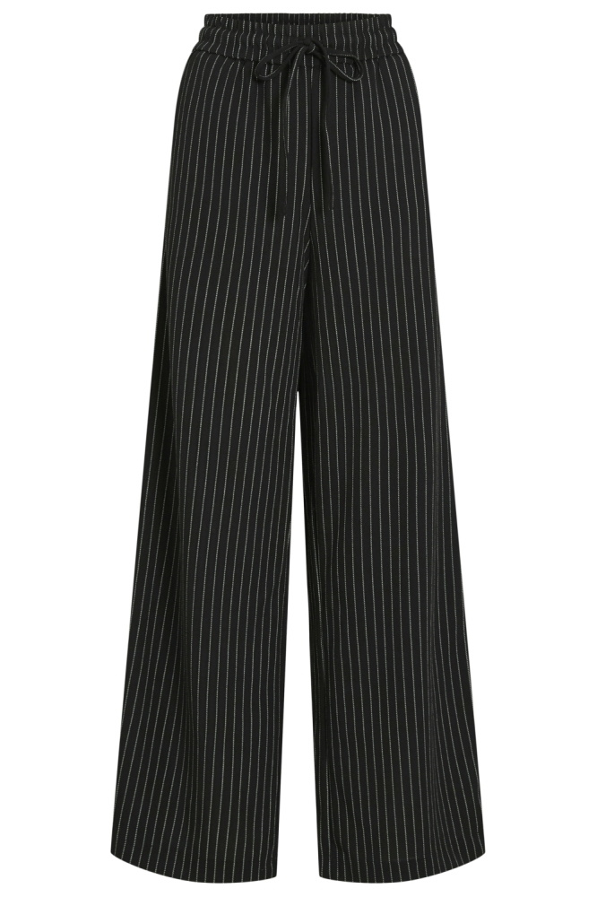 Vila zwarte dames broek | Vooraanzicht