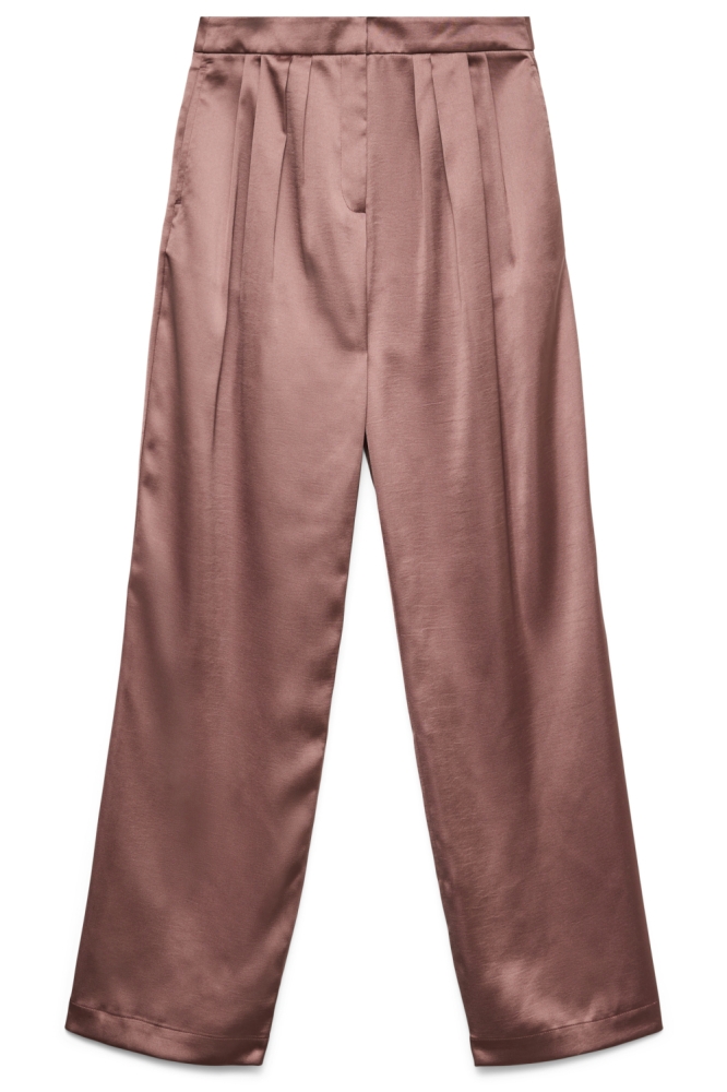 Vero Moda bordeaux dames broek | Vooraanzicht