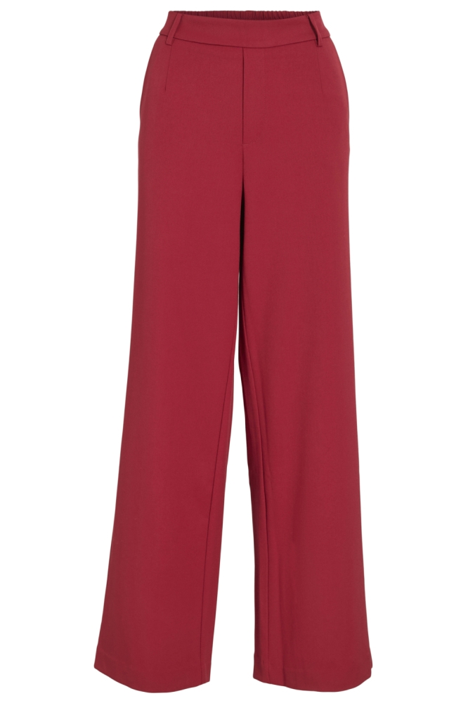 Vila rode dames broek | Vooraanzicht