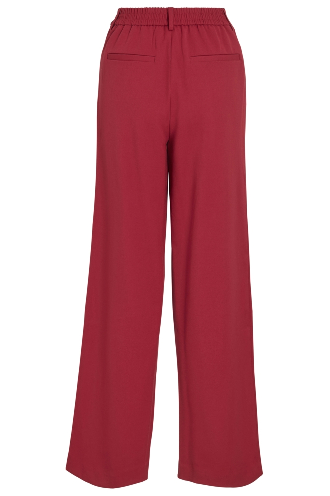 Vila rode dames broek | Achteraanzicht
