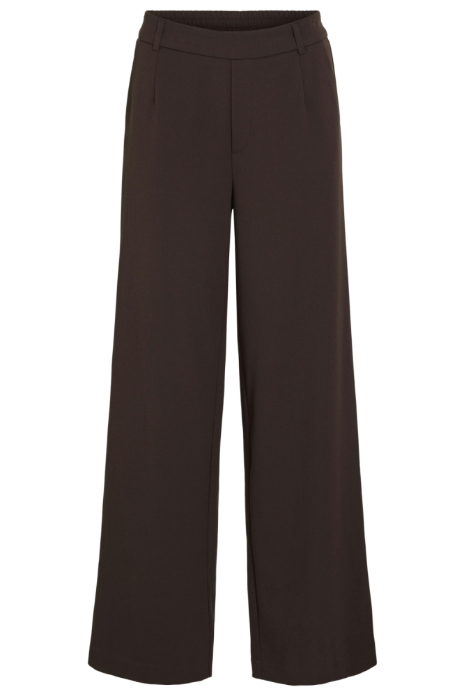 Vila bruine dames broek | Vooraanzicht