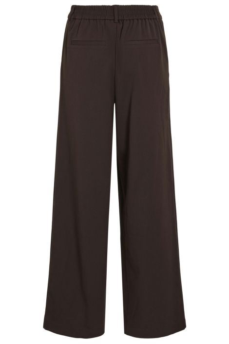 Vila bruine dames broek | Achteraanzicht