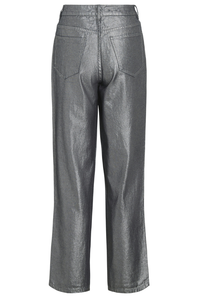 Vila zilveren dames jeans | Achteraanzicht