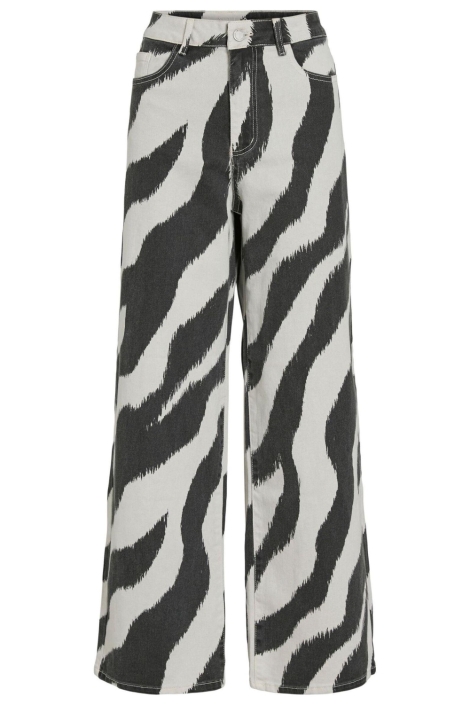 Vila beige dames jeans | Vooraanzicht