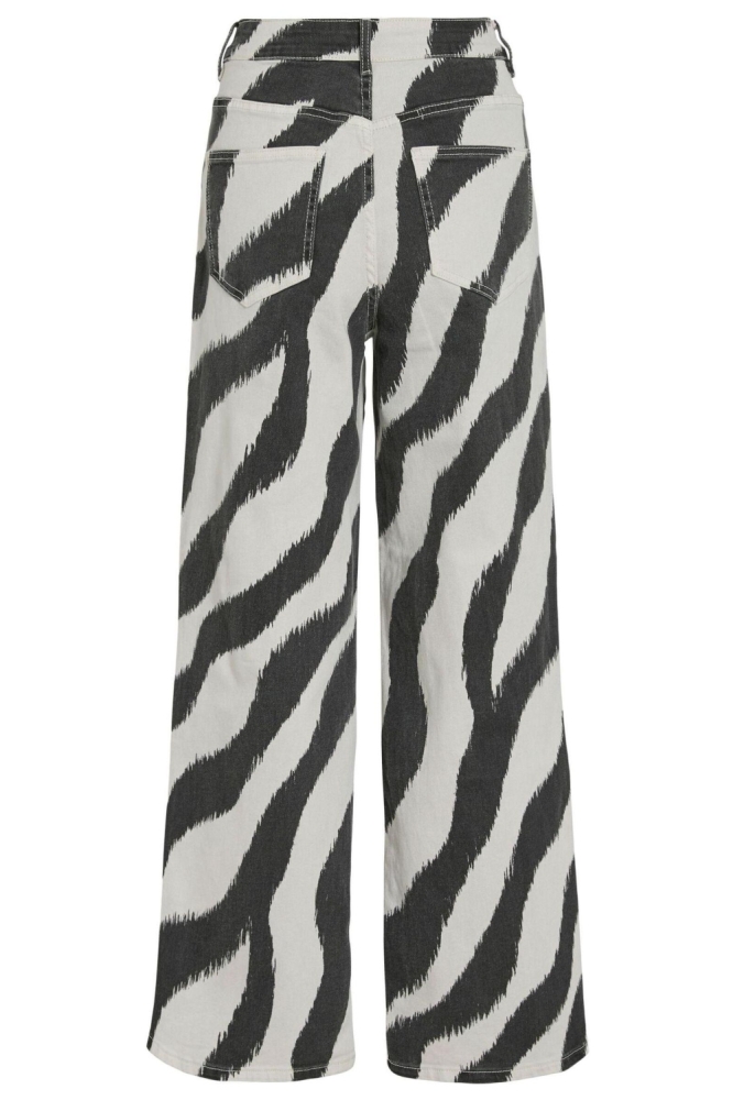 Vila beige dames jeans | Achteraanzicht