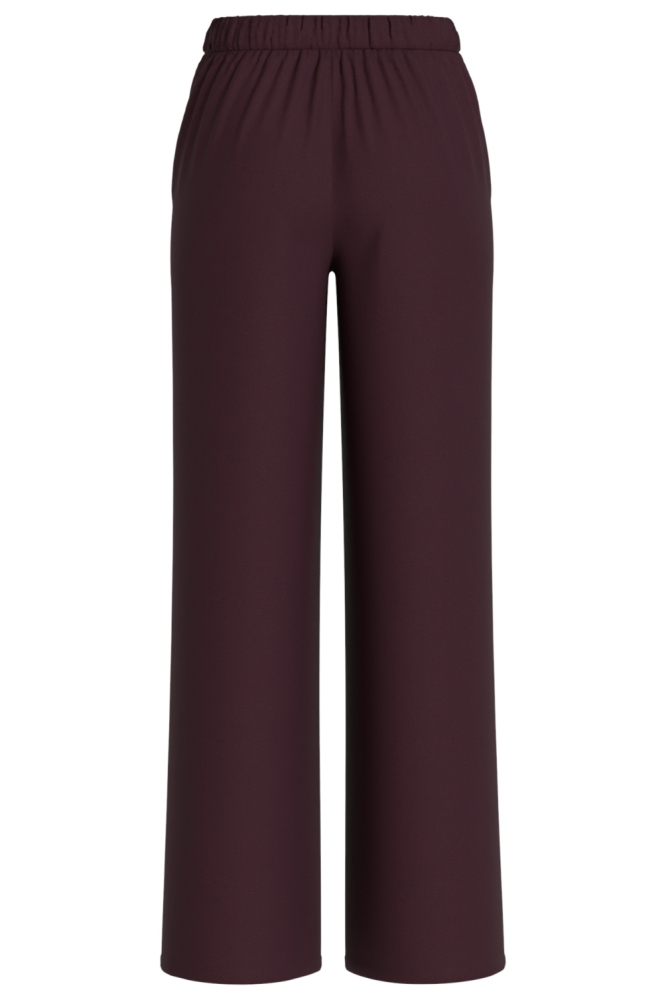 Vila bordeaux dames broek | Achteraanzicht