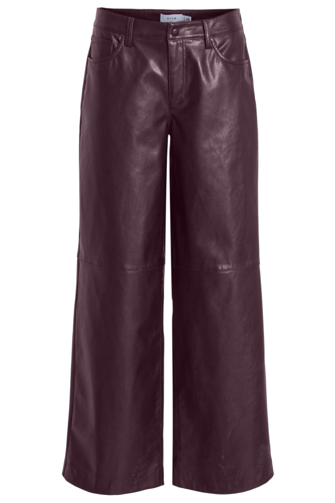 Vila bordeaux dames broek | Vooraanzicht