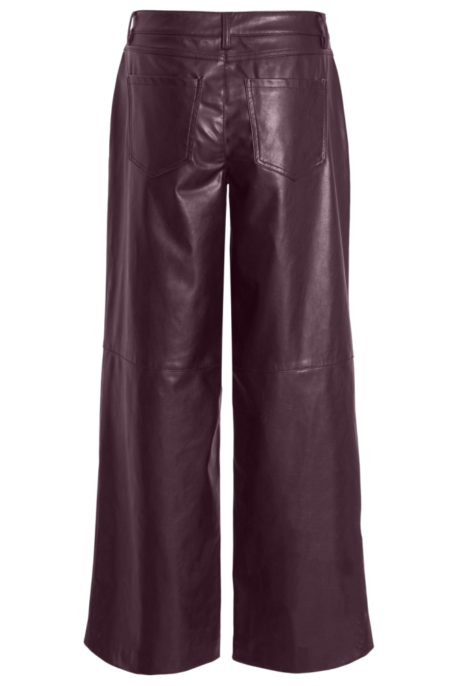 Vila bordeaux dames broek | Achteraanzicht