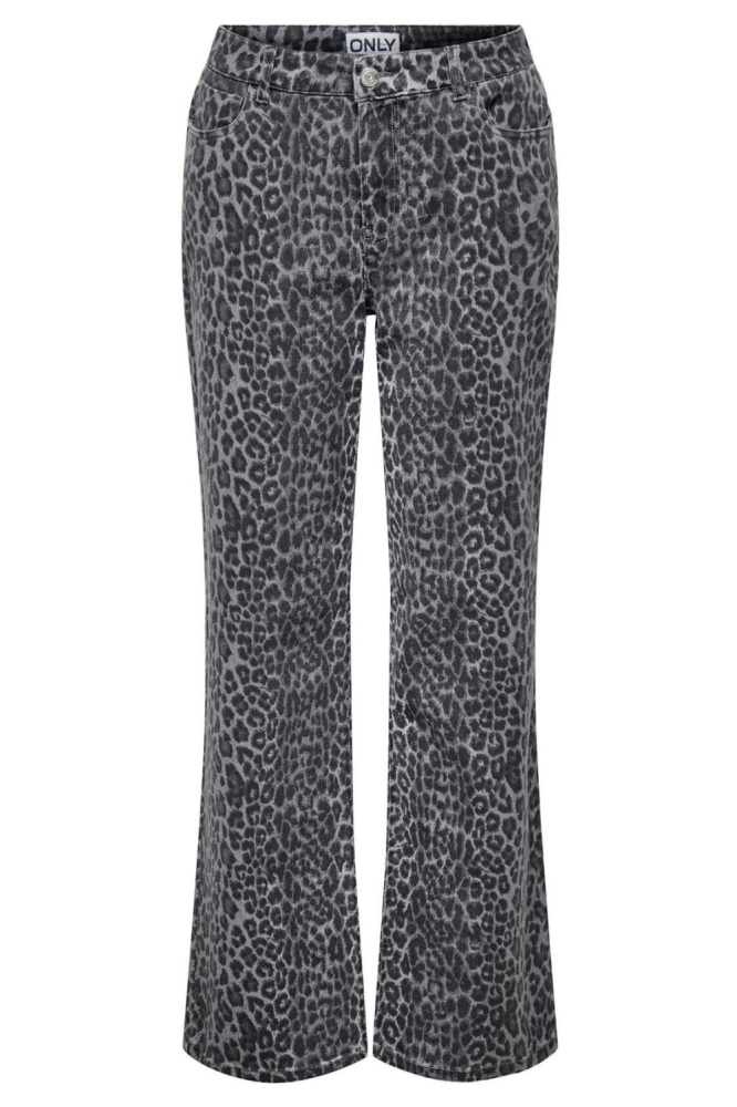 Only grijze dames jeans | Vooraanzicht