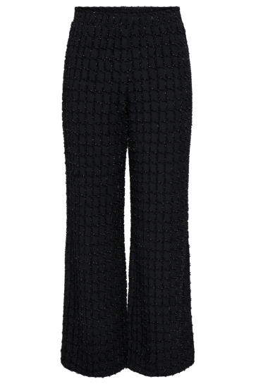 Only ONLINES LIFE WIDE GLITTER PANT JRS 15358983 BLACK/GOLLD GLITT