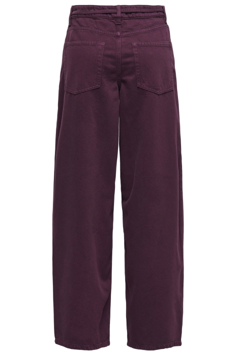 Only bordeaux dames jeans | Achteraanzicht