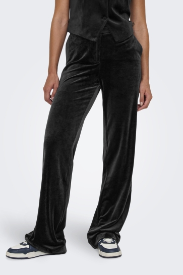 Only ONLKAYLE-ELSY STRAIGHT VELVET PANT 15335852 BLACK