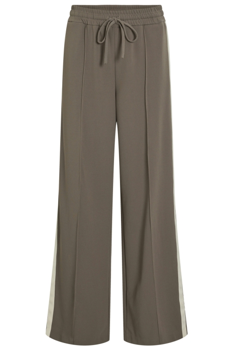 Vila taupe dames broek | Vooraanzicht
