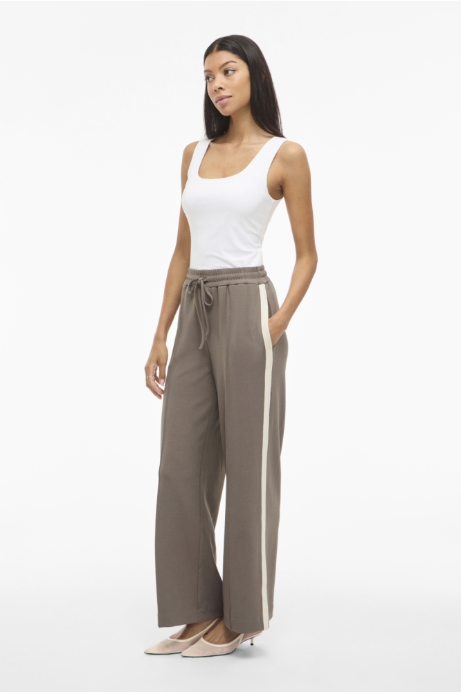 Vila taupe dames broek | Model